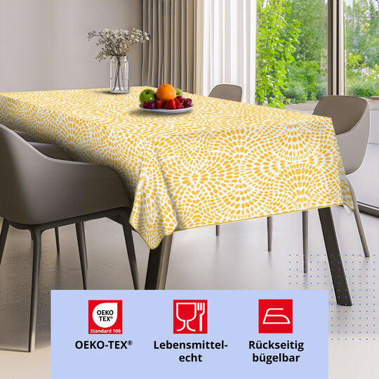 Tischdecke Monte Carlo Splash citron image number null